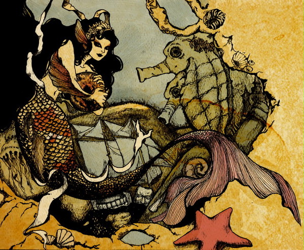 mermaid in the manhole