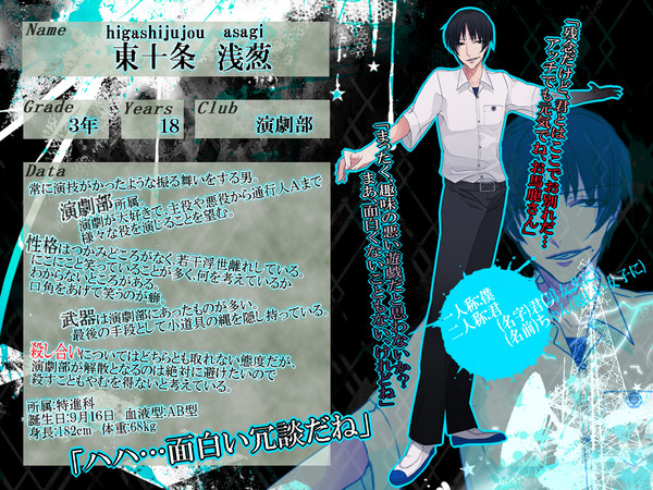 【部殺。】東十条浅葱【生徒登録】