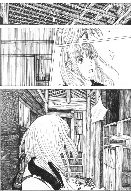 Unfinished comic
