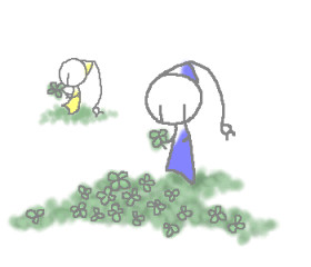 クローバーをさがして