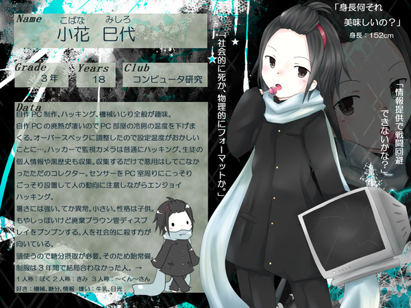 【部殺。】小花 巳代【生徒登録】