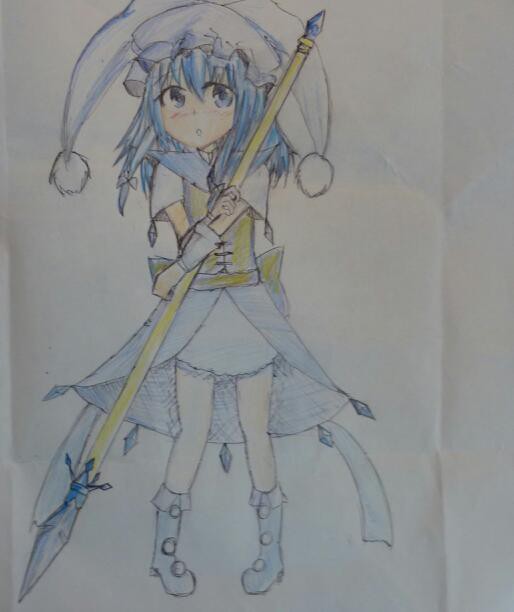 雪の妖精スノウ 描かせて頂きま した【完成】