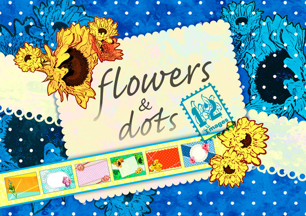 Flowers & Dots 12images