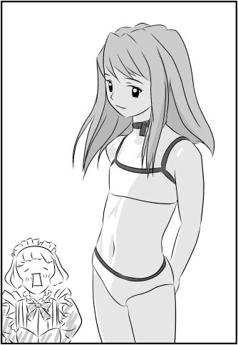 ひんにぅみじゅぎな真白さま