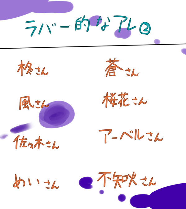 【絵師ぽけ戦】ラバー的なアレ②【ファンア】