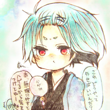 髪上げる【昼夜】