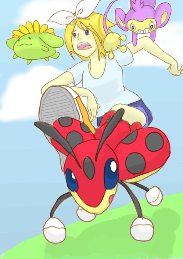 りんちゃん×ポケモン