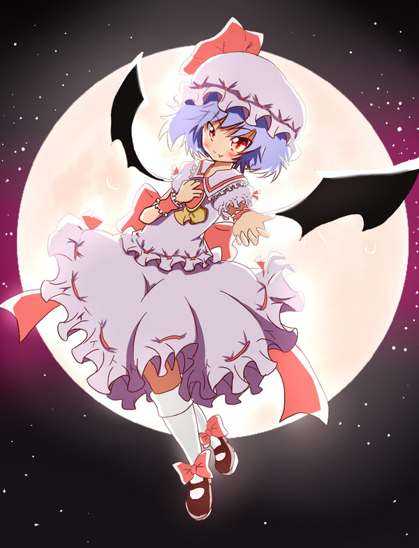 月夜の散歩に