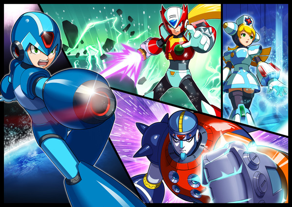 ROCKMAN ONLINE Illustration