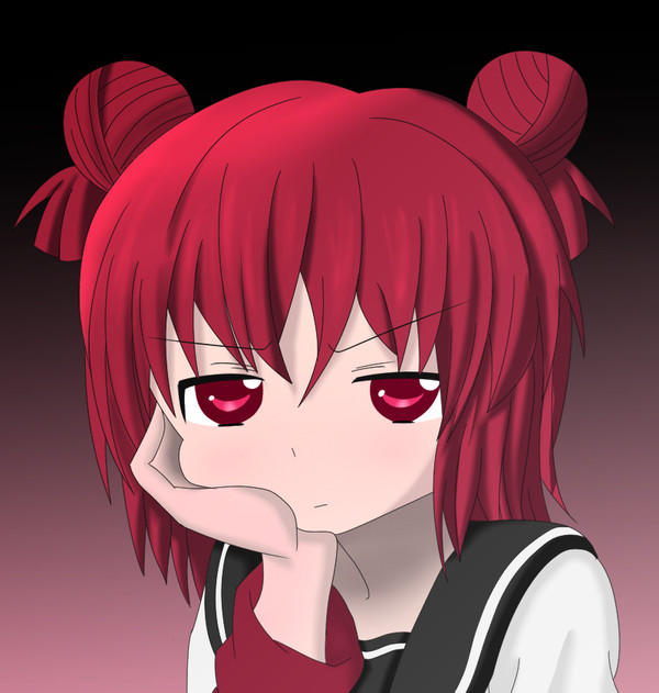 ゆるゆり２期を記念してあかりを黒くしてみた