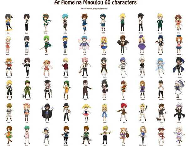 オリキャラ60人描いてみた