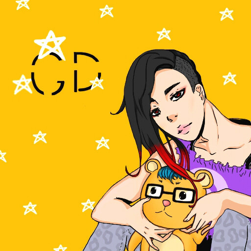 GD with TOP's teddy