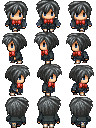 RPGツクールVX 甘露寺七海 歩行グラ