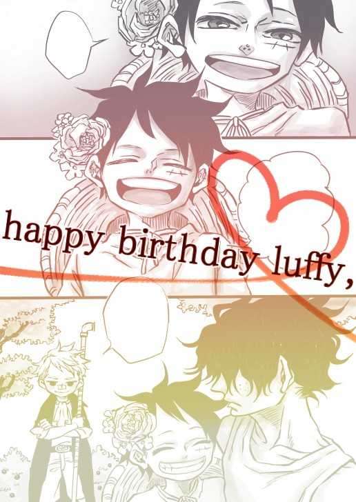 happy birthday luffy,