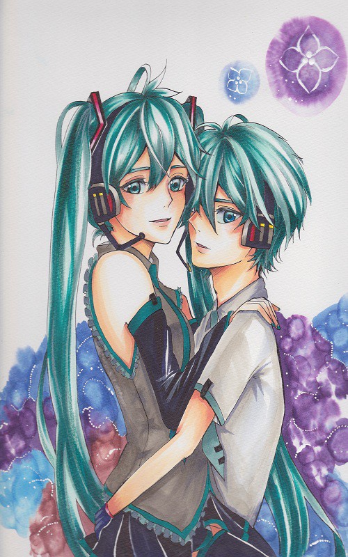 初音の２人