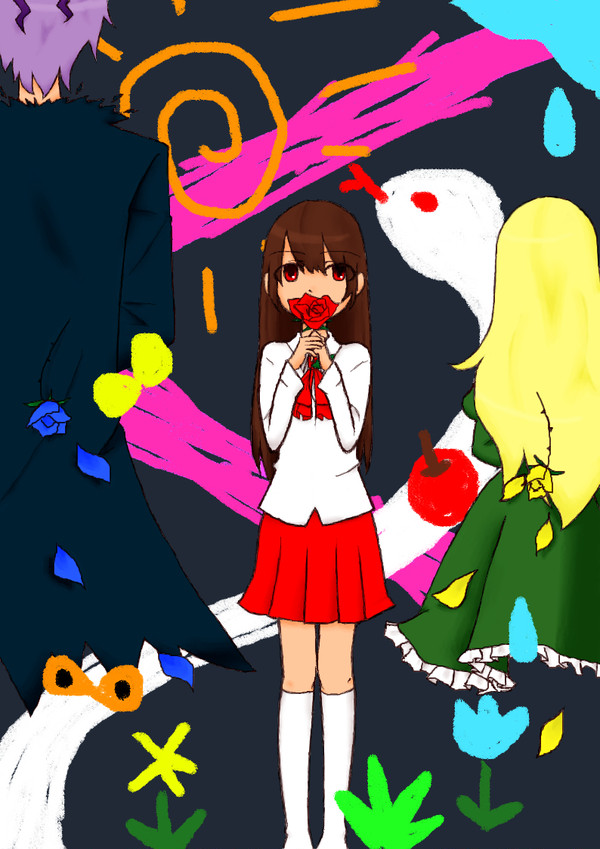 【Ib】絵空事の世界