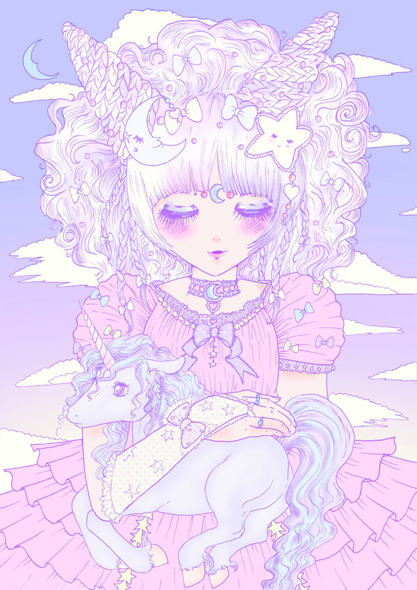 Unicorn moon maiden original