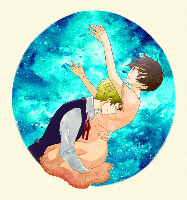 【島国】朝にょ菊小説本表紙【女体化】