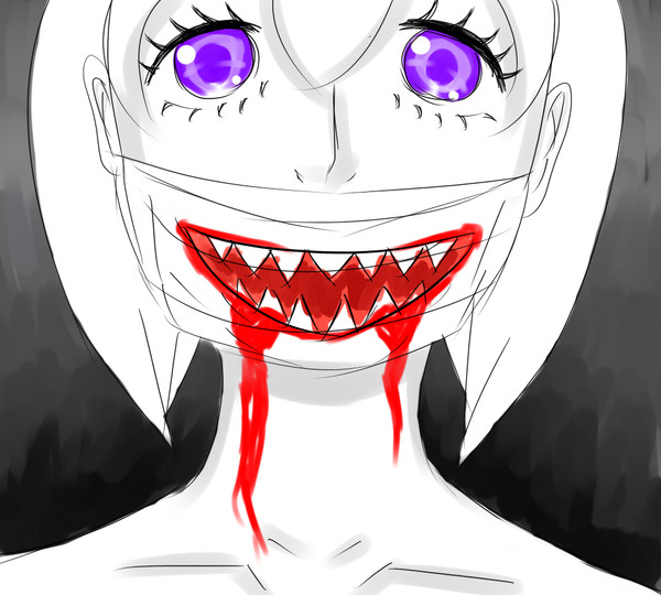 The girl in the dark