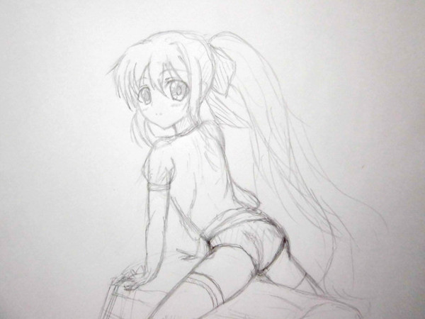 落書き　ブルマと跳び箱　けっこう適当