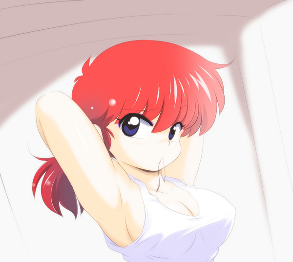 おさげを結ぶ前のらんま