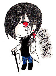 黒い鬼。