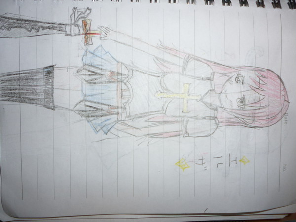 エルザ・スカ―レッド描いてみた！！