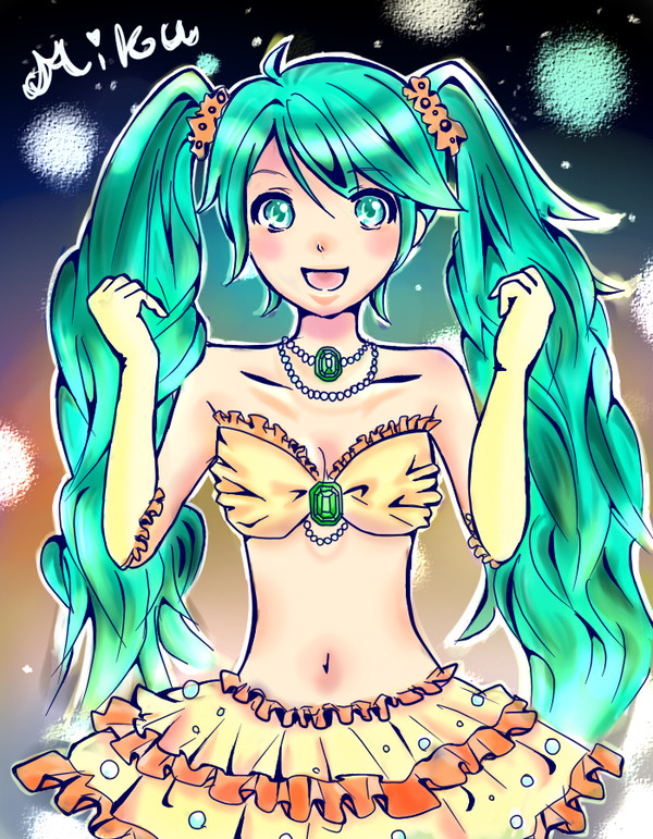 初音ミク（マーメイドアイドル風）