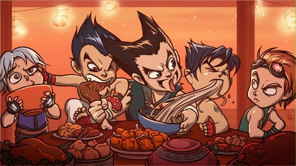 Furious food fight