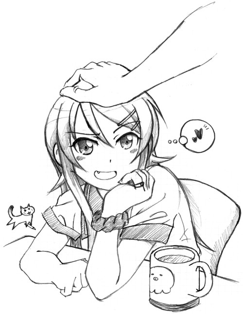 らくがきりりん☆あたまなでり