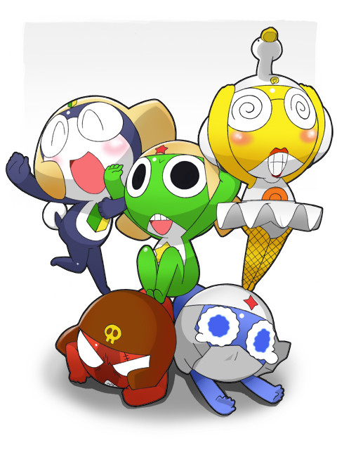 ケロロ小隊組体操！