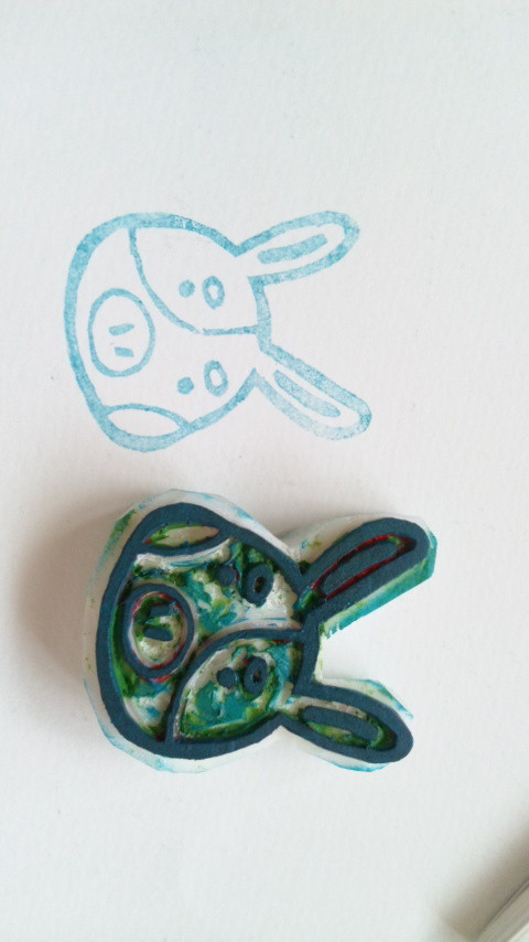 ブウサギはんこ
