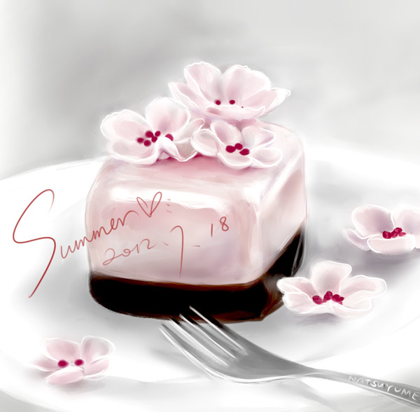 桜ケーキ