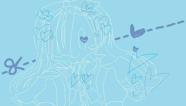 かわいい女の子を書きたかったんだ~