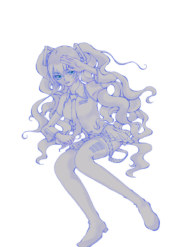 ミクさんが描きたかったハズ…