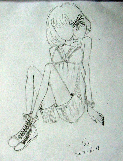 随手涂鸦女生