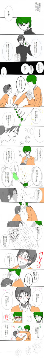 【黒バス腐】ネイル【緑高】