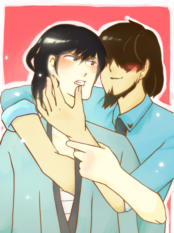 【腐】べたべたひっついている感じの