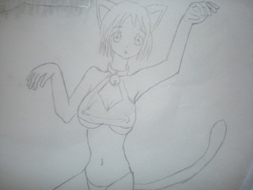 描いている最中