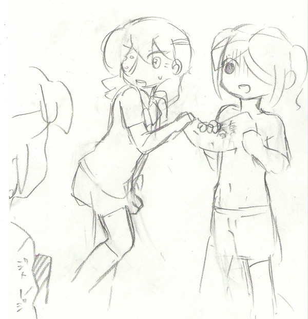 二人とも何をしてるんですか？