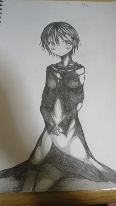 鉛筆画1