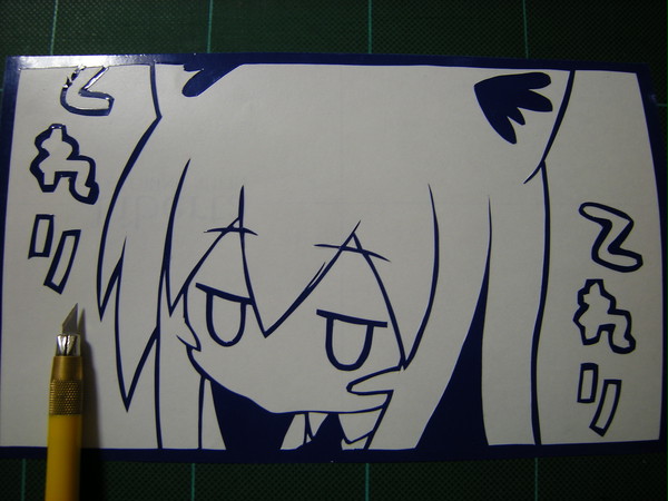 御庭つみき　カッティングシートで切ってみたpart③