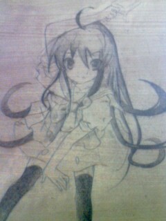 shana on the desk