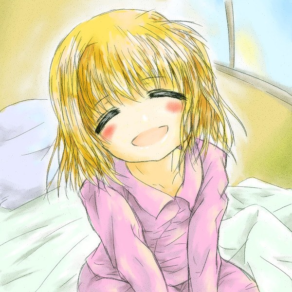 「おはよう・・・、おかあさん」