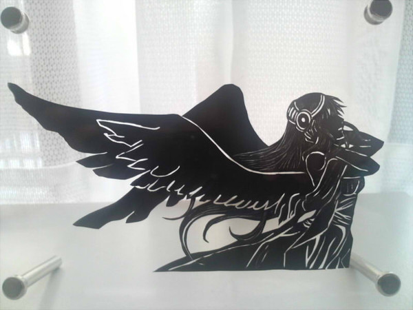 【切り絵】終焉の翼のルカさん