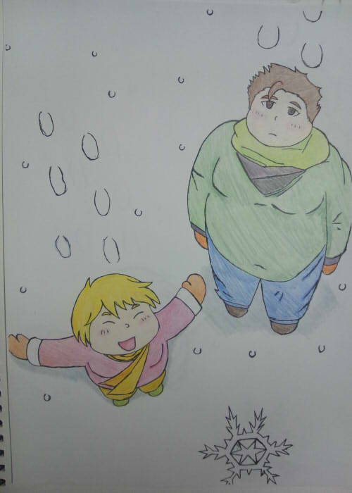 その白い雪に二人の手が届くまで・・・