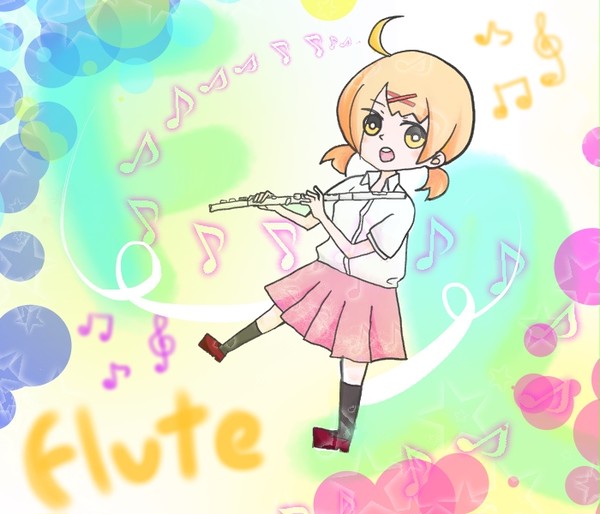 フルート吹き