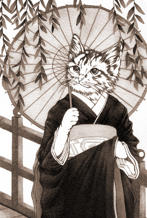 猫又イラスト　その3