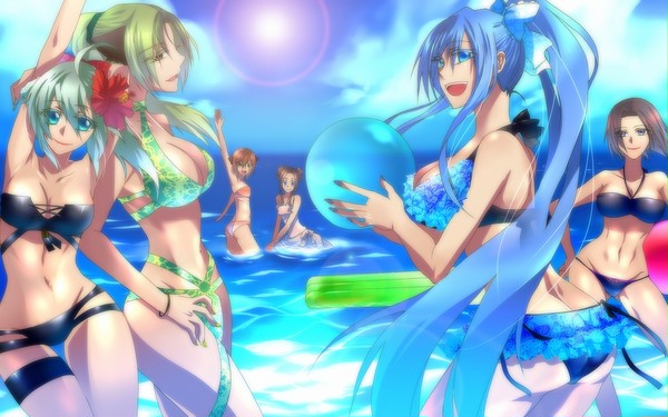 海水浴!