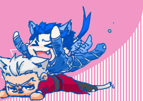 ワン！にゃー…